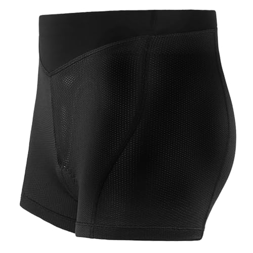 INBIKE Fahrradhose Damen Gepolstert Gel Radlerhose Kurz Baumwolle fahrradunterhose Fahrrad Radler Unterhose Radunterhose mit Sitzpolster für Downhill MTB Reiten Radsport L