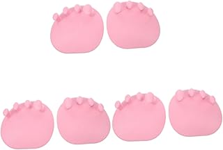 Hemoton 3 Pares Divisor De Dedo Protetor De Gel Esmalte Gel Silicone Gel Estilete Separador De Dedos Para Dedos Sobrepostos Tpr Separadores De Dedo Corretores De Pé Macas De