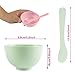 SWZY DIY Slime Making Tools, 10pcs Glue Mixing Bowls and 10pcs Glue Mixing Spoons for Kids Slime Making Art