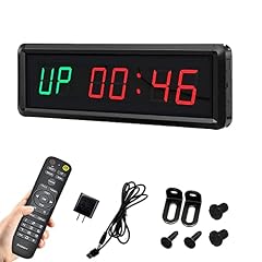 LED Interval Timer Count Down/Up Clock Stopwatch with Remote for Home Gym Fitness product