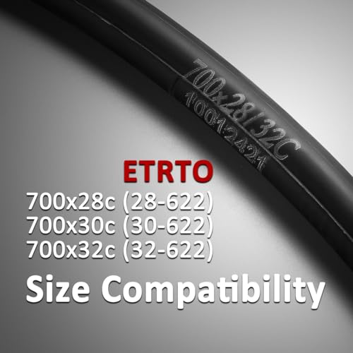 Image of 4-Pack Road Bike Tubes 700 x 23c /25c 28c /32c 35c /43c - Butyl Rubber 700c Bike Tube Replacement - Presta /Schrader - 48mm / 60mm