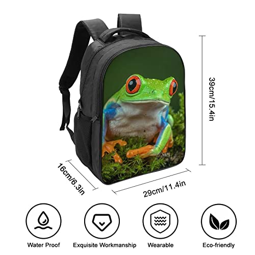Sac à dos cool grenouille avec imprimé animalier original - 2