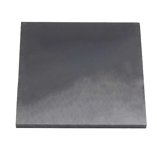 Miniatura 4 de Othmro Hoja de plástico POM negra de 0.2 x 3.94 x 3.94 pulgadas, 4 piezas, lámina de plástico rígido imprimible y duradero, materiales de bricolaje