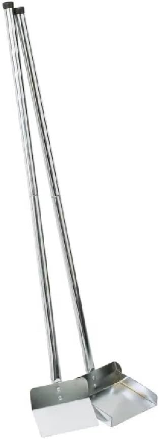 Dog Poop Scoop Steel Pan and Shovel Sanitary Compact Easy Disassemble Storage (4 Scoopers)