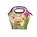 Tulipany Pomeranian Lunch Tote Bag Izolowana Termiczna Chłodnica Neopren Kobiety Torebki do Pracy Piknik