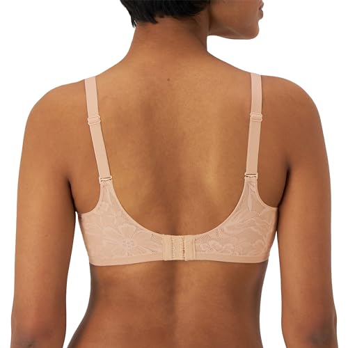 Bali Women's Breathe Lace Underwire Bra, Breathable 2-Ply Modal Bra, Convertible Straps2