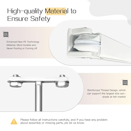 U-MAX-Awnings-for-Patio-13×98-Retractable-Awning-Cover-Sun-Shade-Shelter-280gm-Premium-Polyester-with-PU-Coating-Fabric-Outdoor-Door-Window-Awning-for-Deck-Home-Backyard-Balcony-Grey U MAX Awnings for Patio 13×98 Retractable Awning Cover Sun Shade Shelter 280gm Premium Polyester with PU Coating Fabric Outdoor Door Window Awning for Deck Home Backyard Balcony Grey
