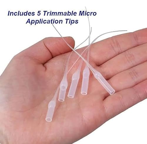 Black Rubber Toughened CA Glue - 2oz Premium Cyanoacrylate Super Glue - Medium-Thick 500 CPS Viscosity Adhesive - RC Tire Glue, Speaker Repair, Knot Filler, Woodworking, Hobby by Springfield Speaker - Image 3