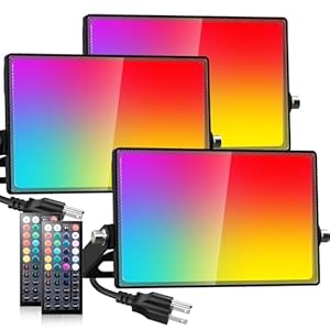 Onforu RGB LED Flood Light Outdoor ...