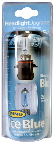 Ring Automotive RW3006 Halogingskyffel, 12 volt, 51 watt, HB4 P22d, Ice Blue