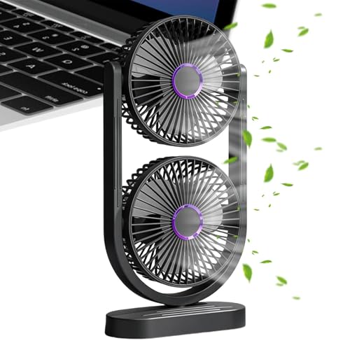 Ventilateur de table pour bureau et camping avec angle ajustable - 8