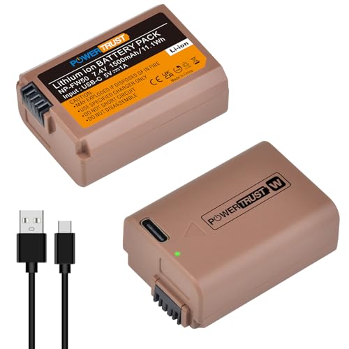 Kit baterías NP-FW50 USB-C para vlogs de viajes con Sony ZV-E10 y RX10