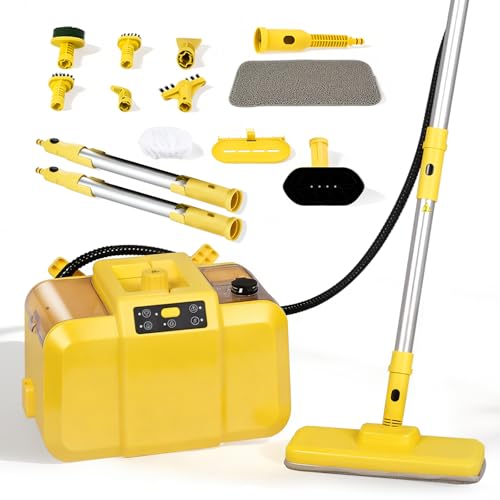 MOMOKOVA Steam Cleaner, Chemical-Free High-Pressure Commercial Steamer Cleaner with Unlimited Steam...