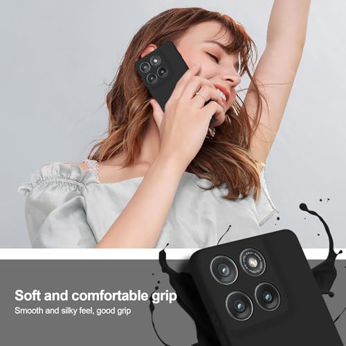 Coque Motorola Edge 2025 fine antichoc en silicone souple noir