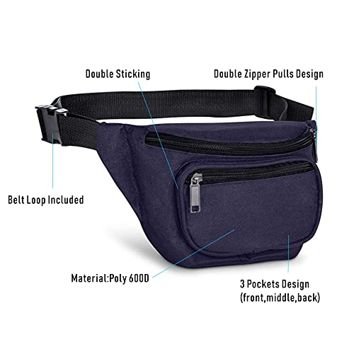 Fanny Pack, Buyagain Quick Release Buckle Travel Sport Waist Fanny Pack Bag For Men Or Women #TOP2