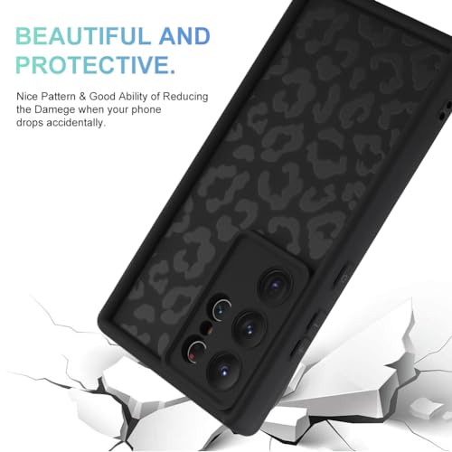 Image of Compatible with Samsung Galaxy S23 Ultra Case, Black