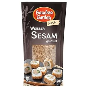 Bamboo Garden Sesam weiß geröstet, 200 g 1154500 (Verpackungsdesign kann abweichen)