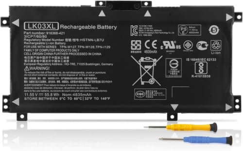 Image of LK03XL Battery for HP Pavilion 15-CR Envy X360 15-CN0000 15-CN1000 15-CP0000 15-BP000 15-BP100 15-BQ000 15-BQ100 17-AE000 17-AE100 17-BW0000 17-CE0000 17-CE1000 17T-BW000 17T-AE000 15T-CN000 CN100