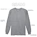 Gildan Men's Ultra Cotton Long Sleeve T-Shirt, Style G2400, Multipack, Sport Grey (2-Pack), Large