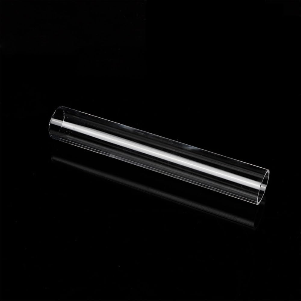 20 Stück Klare Borsilikat-Blasrohre, Terrassenheizer-Glasrohr Außen | Hochtemperaturbeständige industrielle Glasrohre(6mm*500mm)