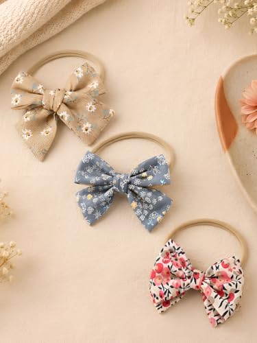Image of POLKA TOTS Baby Hairbands for Kids Girl | Cute Stretchable Hair Bands for Baby Girls | Kids Hair Accessories | Elastic Infant Hairband | Toddler Hair Clips (Pack of 10)