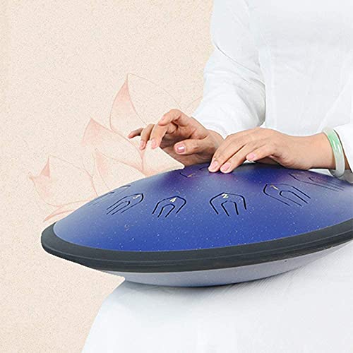 Tambourin à percussion manuelle violet 18in avec disque bicolore à 22 notes - 4