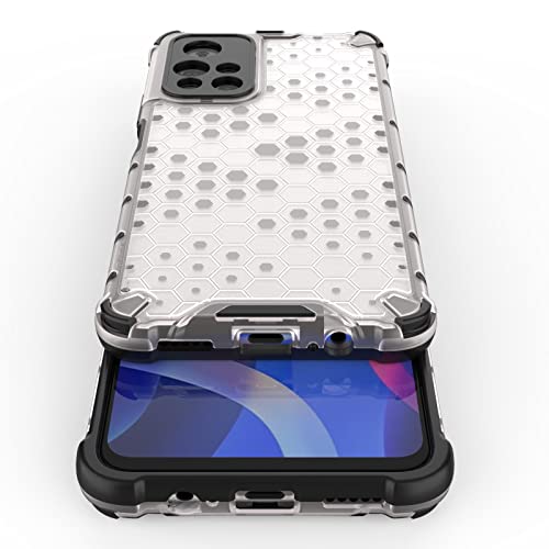 Image of Glasgow Back Case Cover Designed for Mi Redmi Note 11T 5G / Poco M4 Pro 5G - Transparent