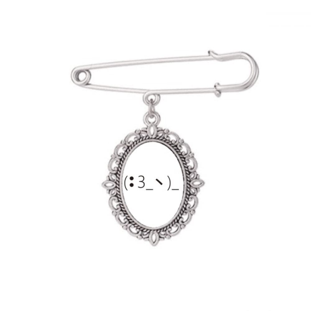 Broche pour robe et châle taille M en métal ciselé - 5