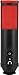 MXL TEMPO-KR Mac and PC Compatible USB 2.0 Powered Condenser Microphone - Black/Red