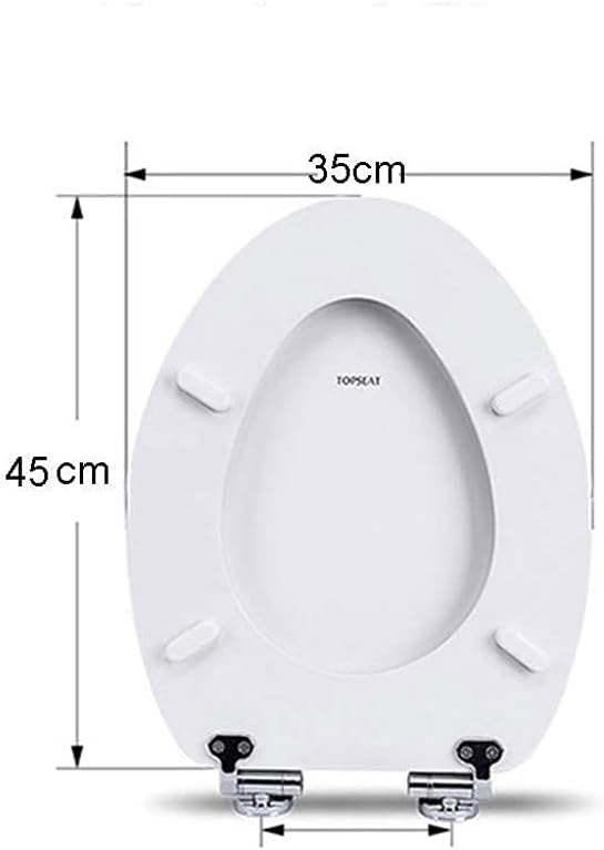 Toilet Lid - Seat will Slow Close, Never Loosen and Provide the Fit, Highly Stylized