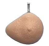 BIMEI Silicone Breast Fake Boob Soft Breast Enhancer with Buckle for Mastectomy (42D, Beige Right)