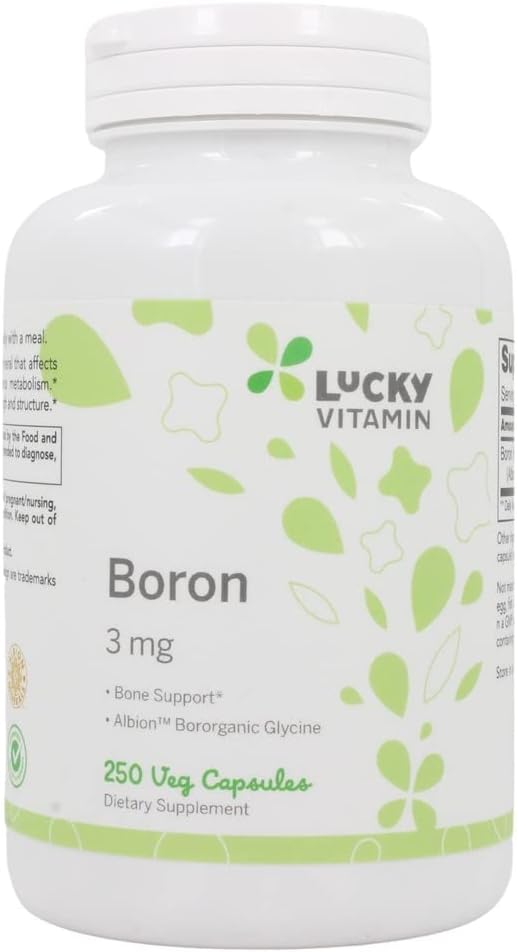 LuckyVitamin - Boron 3 mg. - 250 Veg Capsules