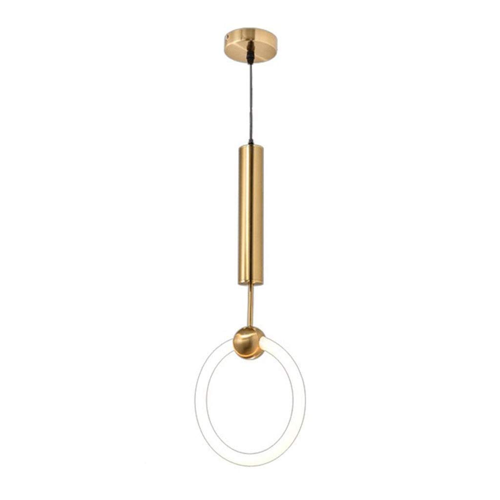 Candelabro LED individual minimalista moderno para iluminación de dormitorios