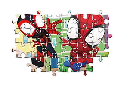 Clementoni Marvel Spidey & His Amazing Friends Supercolor Friends 60 Maxi Pièces Enfants Puzzle Dessin Animé Fabriqué en Italie 26476 - vue 6