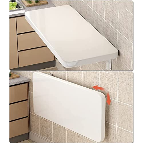 Table pliante murale en bois compacte pour petit espace de cuisine - 7
