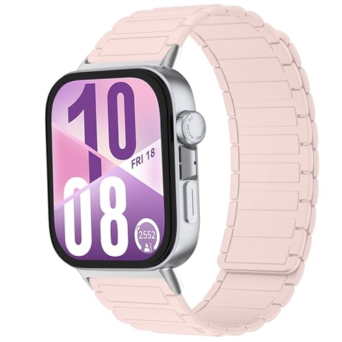 [RosMank] �o���h Huawei Watch Fit 4/ Fit 4 Pro �Ή��A Huawei Watch Fit 3 �p �V���R�����C�����X�g���b�v�A�s���N