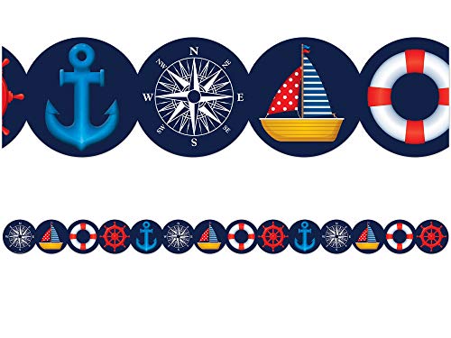 Teacher Created Resources Nautical Die-Cut Border Trim
