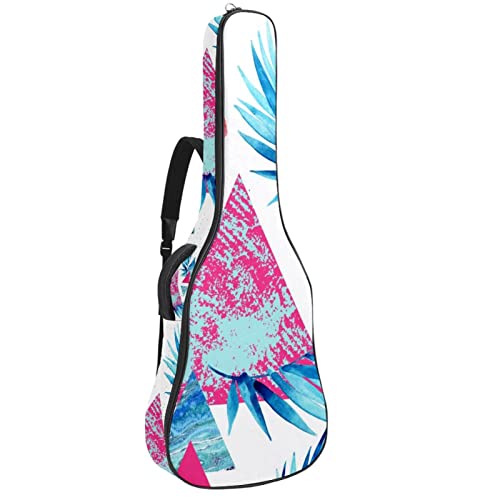 Étui de protection rembourré pour guitare classique acoustique Motif feuilles bleues, Multicolore 04, 42.9×16.9×4.7 in… - Les Beatles, Paul McCartney, John Lennon, RIngo Starr, George Harrison Étui de protection rembourré pour guitare classique acoustique Motif feuilles bleues, Multicolore 04, 42.9x16.9x4.7 in…