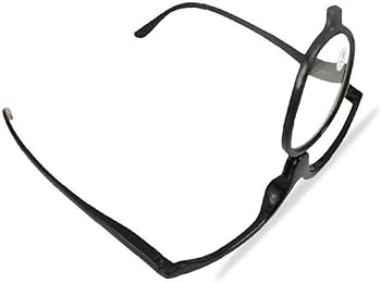 Amazon.co.jp: メイクアップ 折りたたみ メガネ 単レンズ 回転メガネ