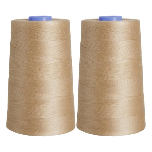 Connecting Threads Brown 2 Cones x 5000yd 100% Cotton Serger Thread
