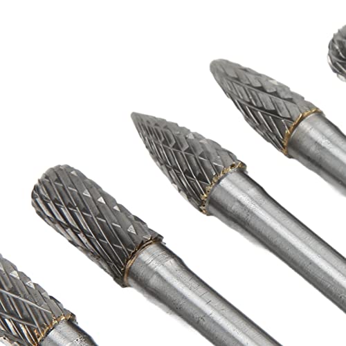 Set 5 Puntas de Fresa Rotativa Carburo de Tungsteno miniatura 5