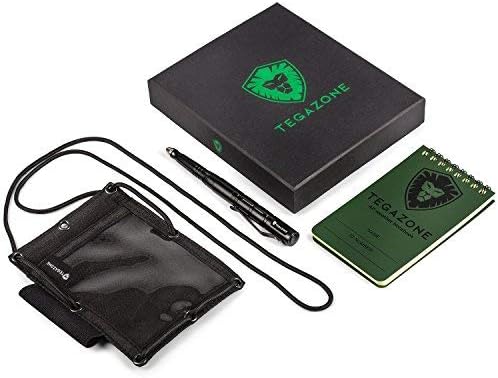 Tactical Pen - Lightweight Self Defence Weapon with Glass Breaker Function - Bonus Free Waterproof Notebook and Neck Carrying Pouch - Last Offer