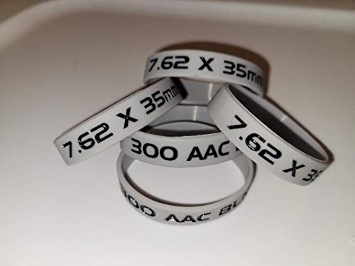 (Aj) 300 Aac Blk 7.62X35Mm Magazine Marking Bands, Grey With Black Ink #TOP22