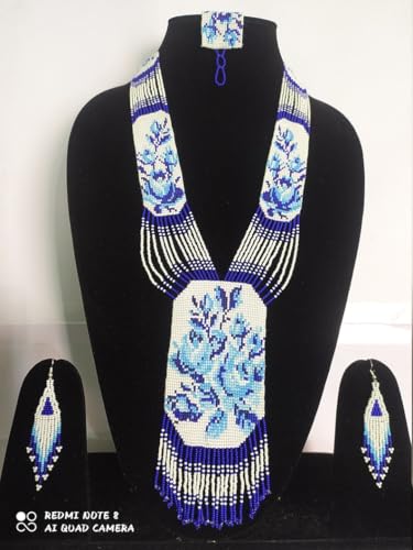 Conjunto Gerdan de flores ucranianas para looks étnicos boho chic 3