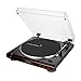 Audio-Technica AT-LP60X-BW Fully Automatic 2-Speed Belt-Drive Turntable with Audio Technica AT-SP3X Powered Bookshelf Speakers (2018)
