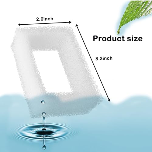 Filtros de esponja para fuente de gato 2L acero inox miniatura 4