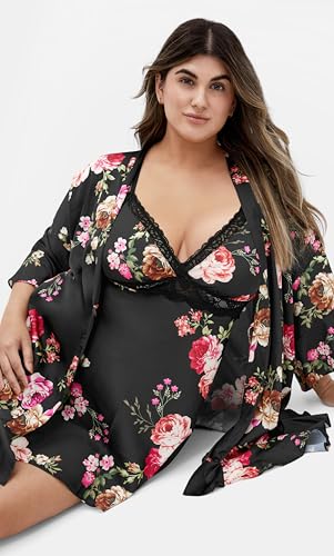 City Chic Women's Plus Size Kimono - Arcadia Short2