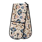 Protégez vos mains dans la cuisine : ce gant de cuisine double léger dispose de poches doublées de coton super doux et d'une isolation de qualité supérieure pour protéger vos mains et vos bras de manipuler des ustensiles de cuisine chauds, de retirer la vaisselle du four en toute sécurité et de manipuler des casseroles et poêles chaudes de la cuisinière à la table