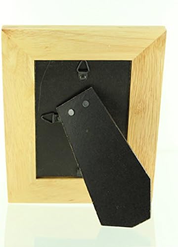 SHOP AWARDS AND GIFTS Wooden Picture Frame for Family Photo, Alderwood, Holds 3-1/2 x 5 Inch Photograph, 7-1/2 x 5-7/8 Inch, Plain