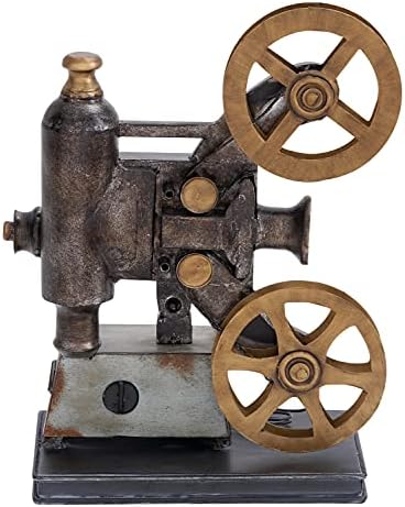 Deco 79 Vintage Metal Camera Sculpture, 11" x 5" x 15", Black